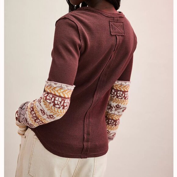 #153 NWT Free People All In Cuff in Chocolate Combo - Picture 3 of 4